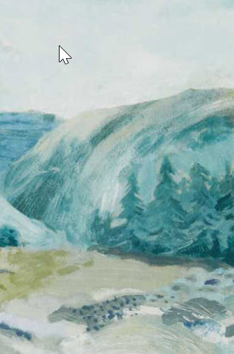 Elysian Wallpaper in Whitstable Blue