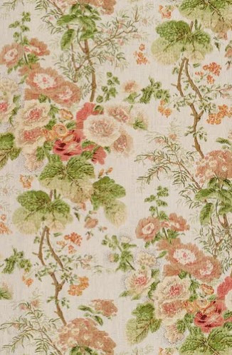 Coral/Apple in Linen