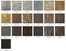 Metal finish selections.  Hammered Iron and Etched Steel finishes are not available for this item.