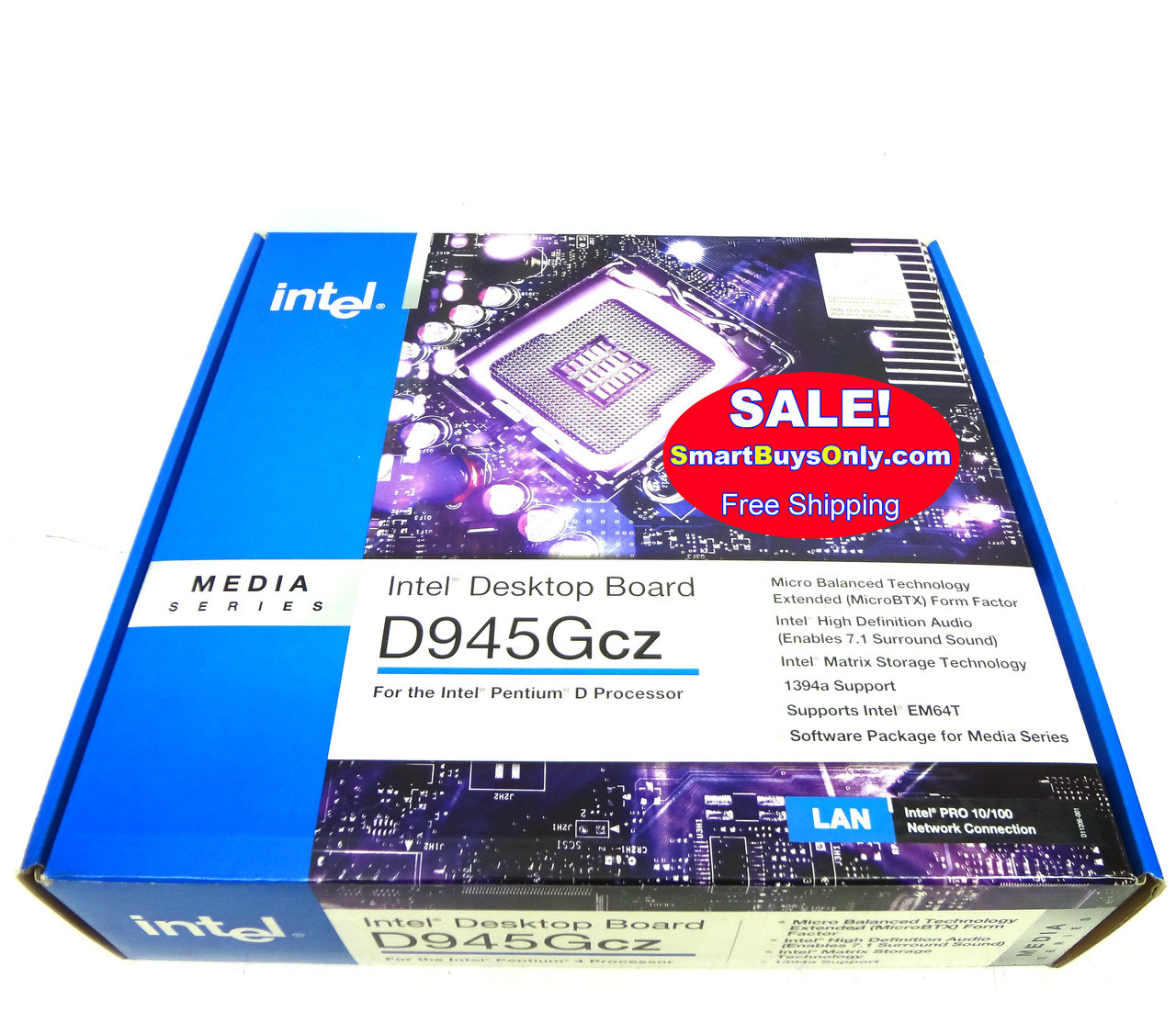 D945Gcz Intel Desktop Motherboard for Pentium D processor