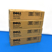 Dell T6412 M6935 P6731 K4971 CMYK 4/C Toner Set 3000CN 3100CN