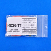 Meggitt Endevco 3053V-120, 120" 500˚F Cap. 306 pF Low noise high impedance differential Cable Assembly