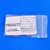 Meggitt Endevco 3053V-120, 120" 500˚F Cap. 309 pF Low noise high impedance differential Cable Assembly
