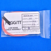 Meggitt Endevco 3053VMI-120, 120" 392˚F Cap. 316 pF Low noise high impedance differential Cable Assembly