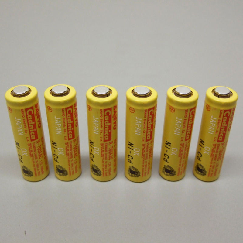 X-Rite 400 Series Densitometers 6x Rechargeable NiCad Batteries 1.2V AA 700mAh 