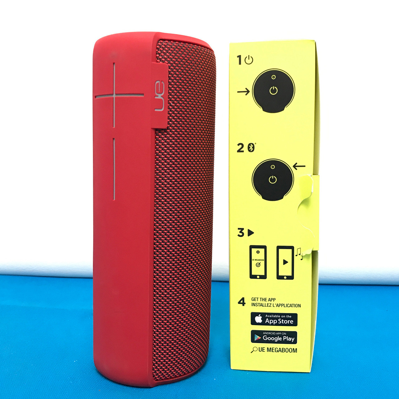 Logitech UE MegaBoom Portable Wireless 360 Degree Speakers RED S00147