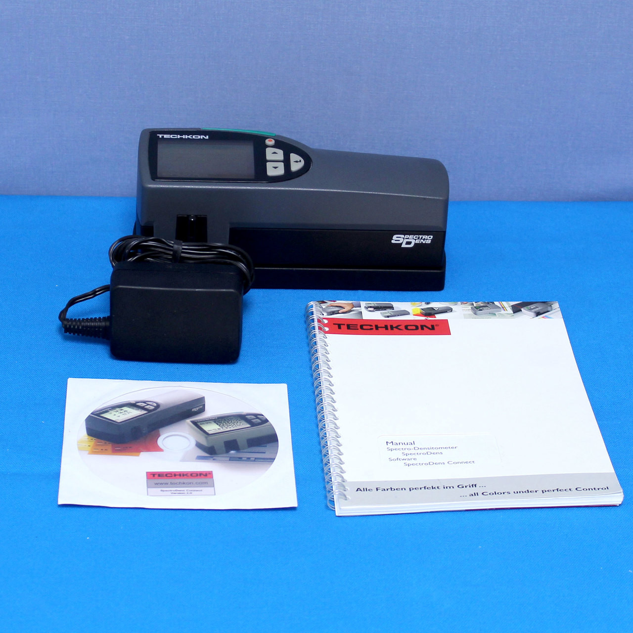 Techkon SpectroDens Premium Spectro-Densitometer Fully Loaded with Carrying Case 