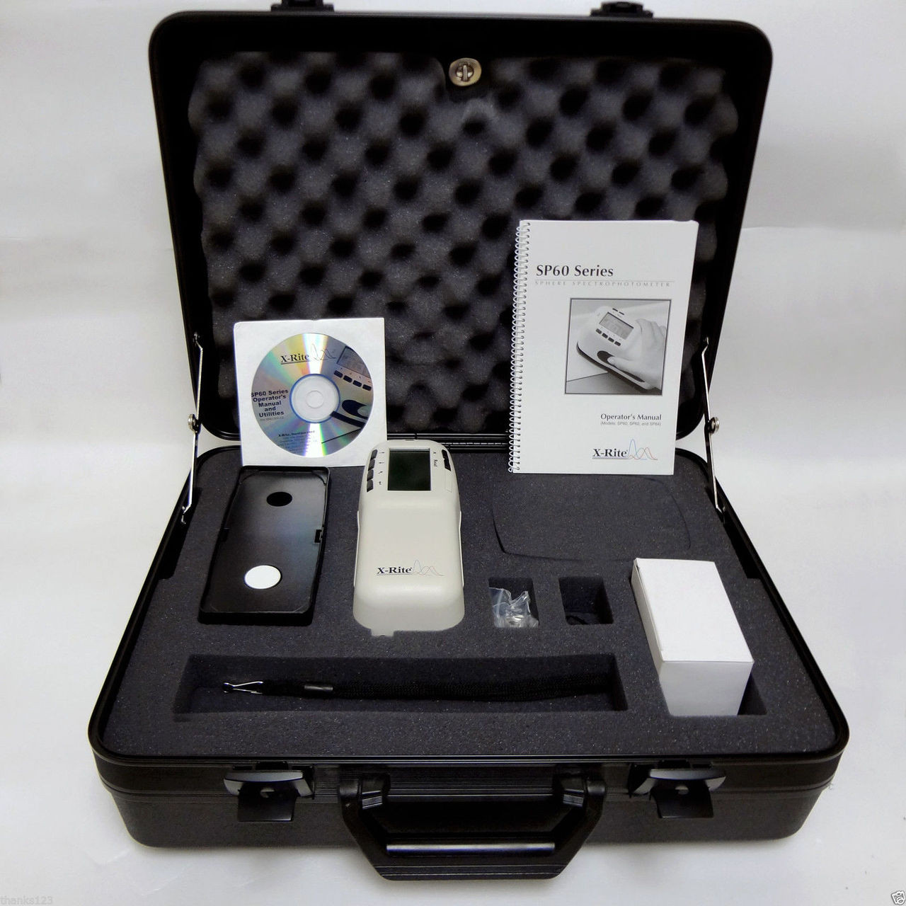 XRite SP64 Portable Sphere Spectrophotometer Lab values 4 print fabric