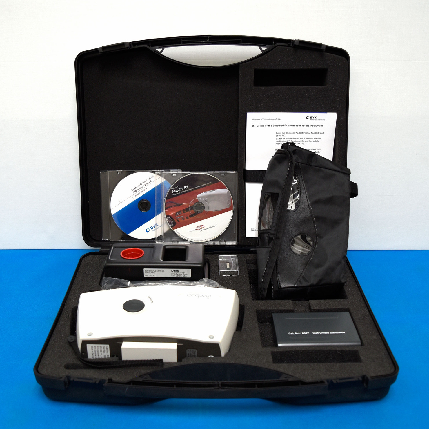 Acquire Rx BlueTooth Multiangle Spectrometer Auto Paint Color matching BYK 6326