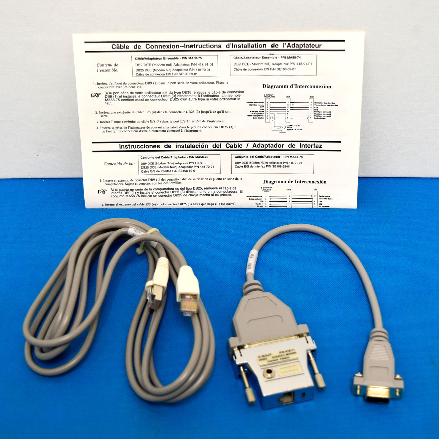 Xrite MA5875 Data Interface Cable/Adaptor Kit for Xrite MA & SP