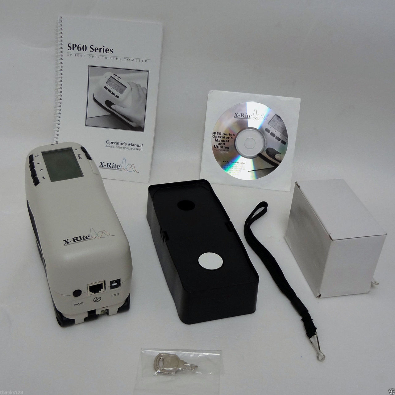 XRite SP64 Portable Sphere Spectrophotometer Lab values 4 print fabric
