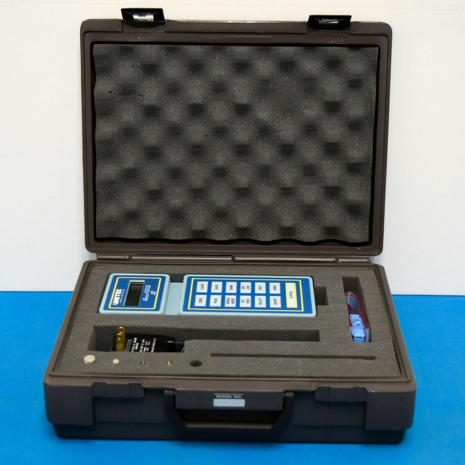 Ametek Accu Force III Digital Force Gauge Complete With Case, cable, PS & access