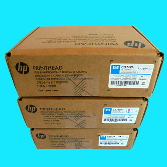 HP C8748A cm8050 cm8060 Oem Magenta Cyan Printhead Cartridge Unit 