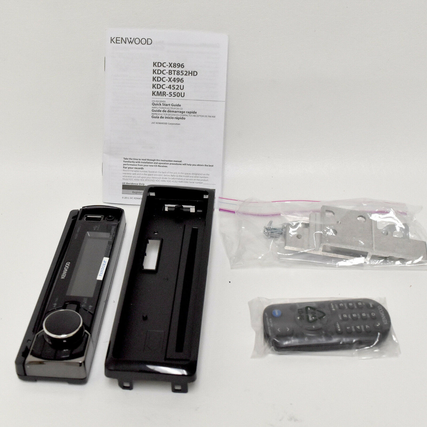 Kenwood KDC452U Head unit w/ Builtin Pandora & SiriusXM Radio Ready
