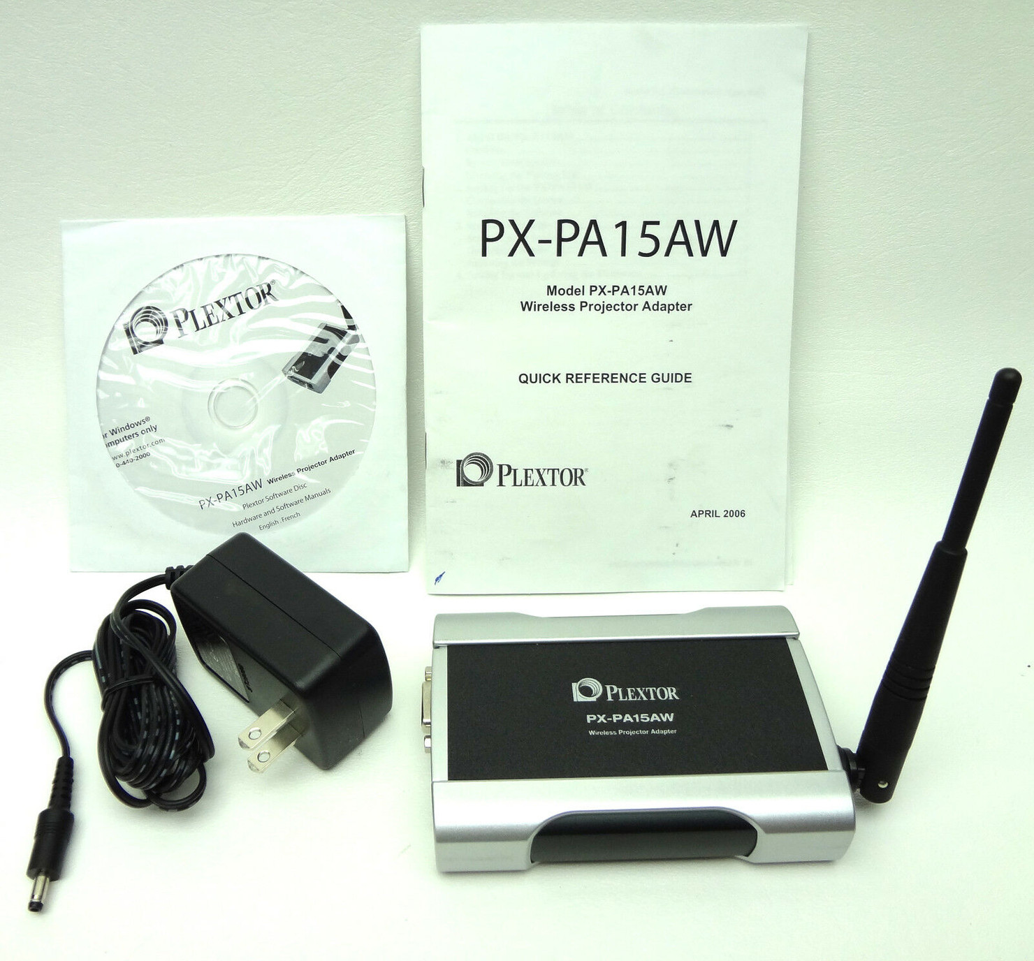 Plextor PXPA15AW Wireless Projector Adapter Video Extender NEW