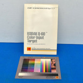 Kodak Q-60 (Q-60R1) Color Input Target Ektachrome Paper 5"x7" NEW