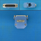 X-Rite 418-71 DB25S Female RJ45 DCE (NULL MODEM) Interface Adapter w/Power Plug