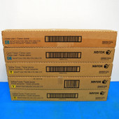 Xerox 5/C Set 3x-Yellow 006R01522 & 2x-Cyan 006R01524 Toner 550 560 570 C60 C70