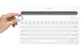 Logitech K480 Multi-Device Bluetooth Keyboard (White)