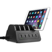 Electra Micro 5 Port USB Charging Station with built-in Rack