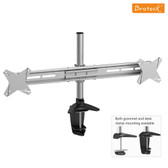 Brateck Dual LCD Monitor Mount with Desk Clamp Up to 27" 