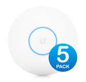 Ubiquiti UniFi AC Pro Indoor & Outdoor Access Point 5 Pack, 2.4GHz @ 450Mbps, 5GHz @ 1300Mbps, 1750Mbps Total, Range Up To 122m, No PoE Included