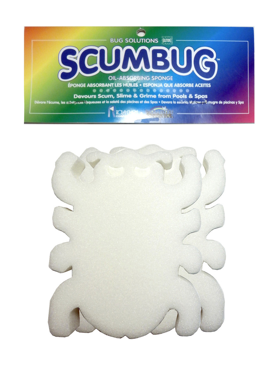 Master Spa - SCUMBUG2 - Scum Bug Oil Absorbing Sponge 2 Pack for Pools and Hot Tubs