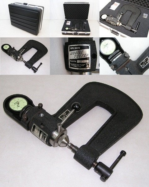 Wilson Mobile Portable Hardness Tester Model M6 Refurbished. Brystar Metrology Tools.