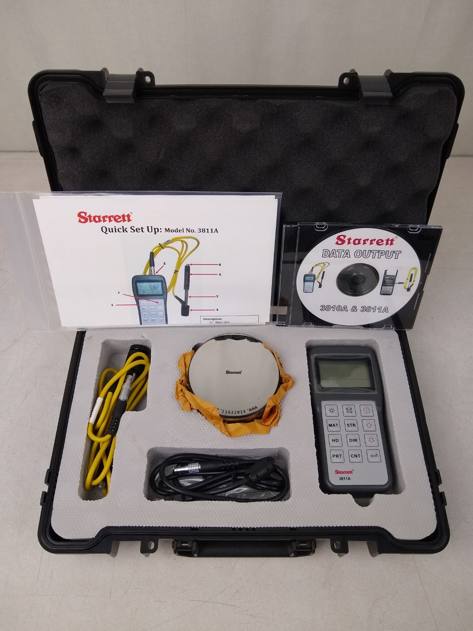 3811A Starrett Portable Hardness Tester Used - Brystar Metrology Tools