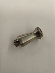 Replacement Wilson Gripsel Style Indenter Thumb Screw. Spring Loaded Ball That Screws Into The Side Of The Indenter Holder. Used To Secure The Indenter In The Holder.