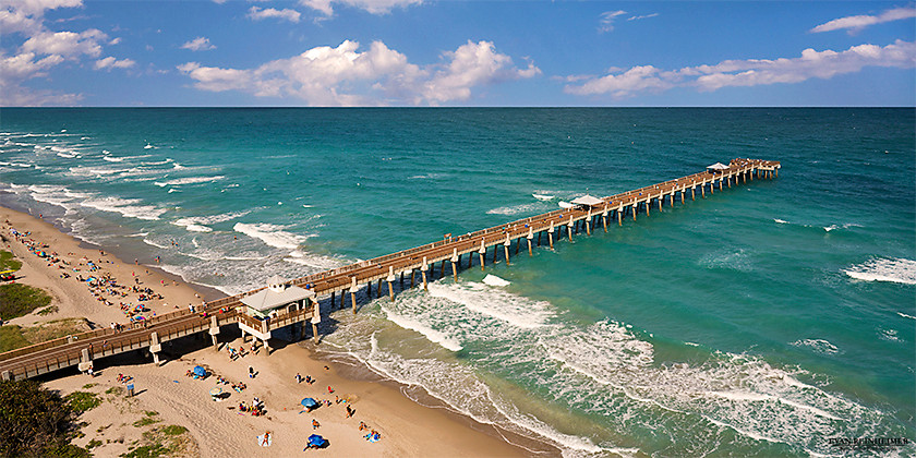 Juno Beach Pier - Juno Beach, FL - Evan Reinheimer - Kite Aerial ...