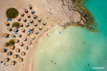 Elafonisi Beach Overhead - Crete, Greece