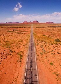 Road in Monument Valley