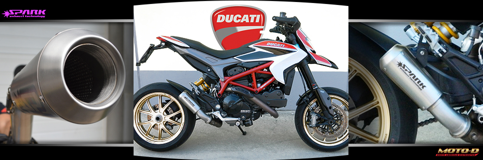 Spark Ducati Hypermotard 939 Titanium Gp Slip On Exhaust Moto D Racing