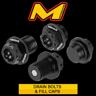 Buy MOTO-D Drain Bolts, Oil Fill Caps and Spring Clips on sale now