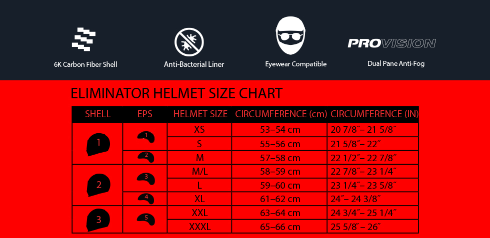 Bell Carbon Eliminator Helmet Matte Black Size M/L: MOTO-D ...