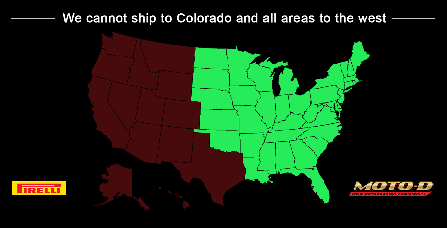 we cannot ship to colorado and all areas to the west