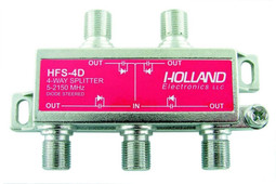 Holland Electronics HFS-4D 4 way splitter