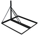 NPR6B - Non-Penetrating Roof Mount with Adjustable Mast (1-3/4" and 2" OD)