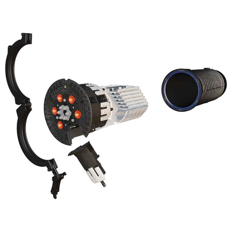 AFL AX-2S-B-L-1-2-2-X APEX Fiber Splice Enclosure - dfcco