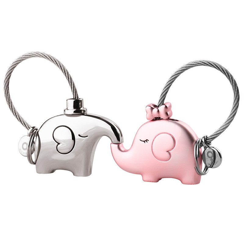 love elephant keychain