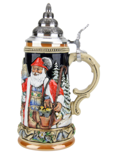 Christmas Beer Stein for Sale Ceramic