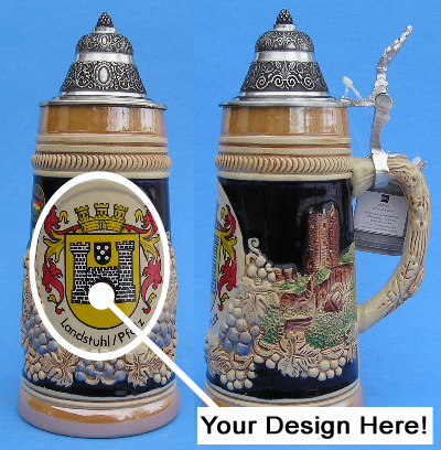 custom beer steins with lids