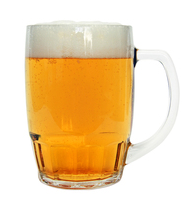 Bamberg Glass Beer Mug 0.5 Liter