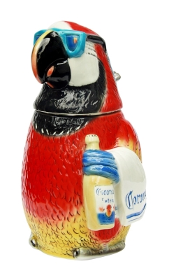 Unusual Quirky Beer Mug Corona Parrot