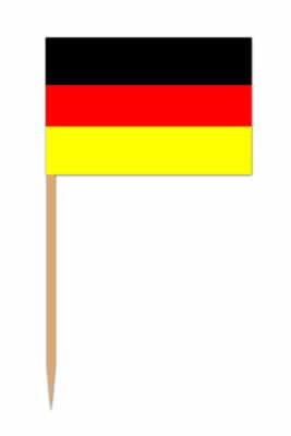 German Flag Accent Toothpick 50pk - GermanSteins.com