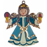 German Christmas Ornaments Traditional Glass Wooden Pewter Xmas Handmade Christmas Angel German Pewter Ornament