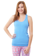 Freedom T Back Tank Sky Blue | Nux at Fire and Shine | Womens Tanks