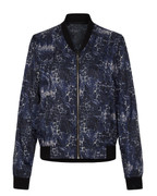 Lauren Jacket Blue Leopard | Vie Active at Fire and Shine | Jackets