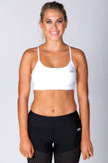 Gelato Push Up Crop White | Running Bare at Fire and Shine | Womens Crops